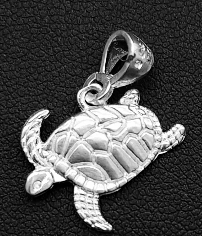 DIJE PLATA LEY 925, TORTUGA