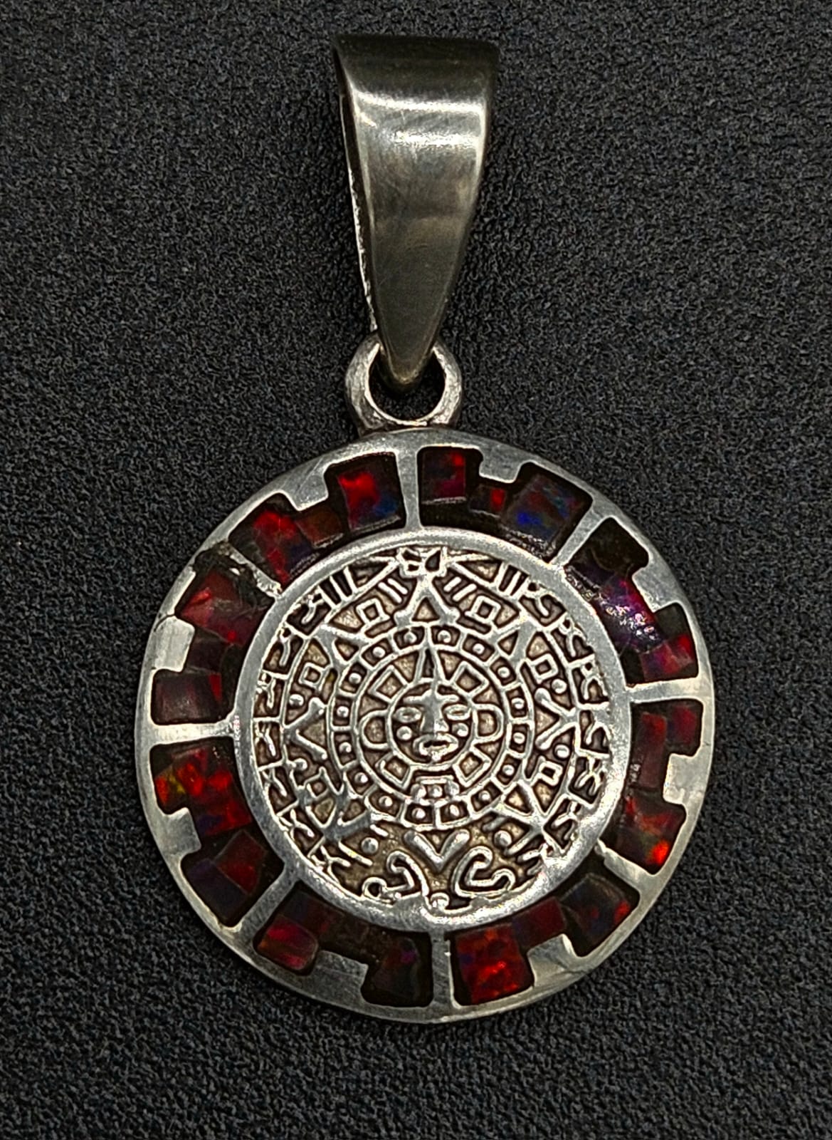 DIJE PLATA LEY 950 CALENDARIO AZTECA