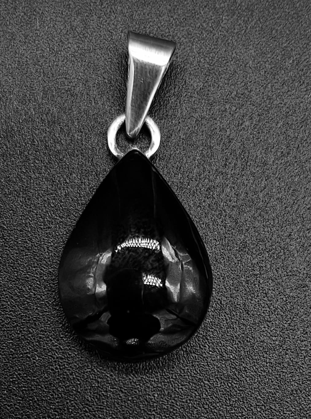 DIJE PLATA LEY 950 , DE OBSIDIANA