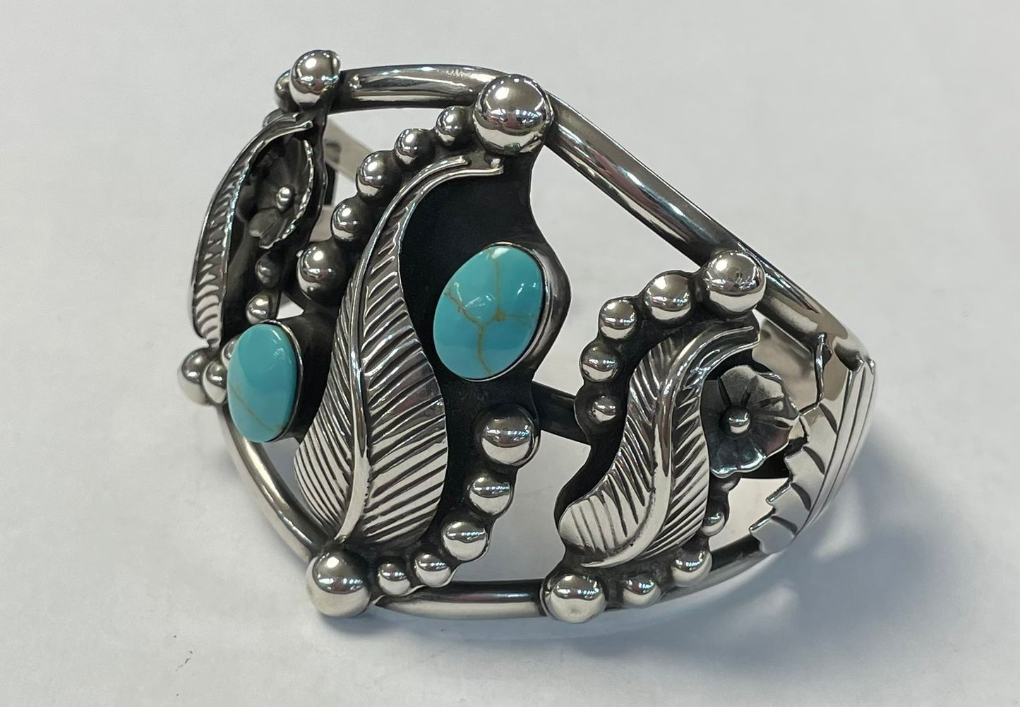 BRAZALETE EN PLATA 925 CON TURQUESA