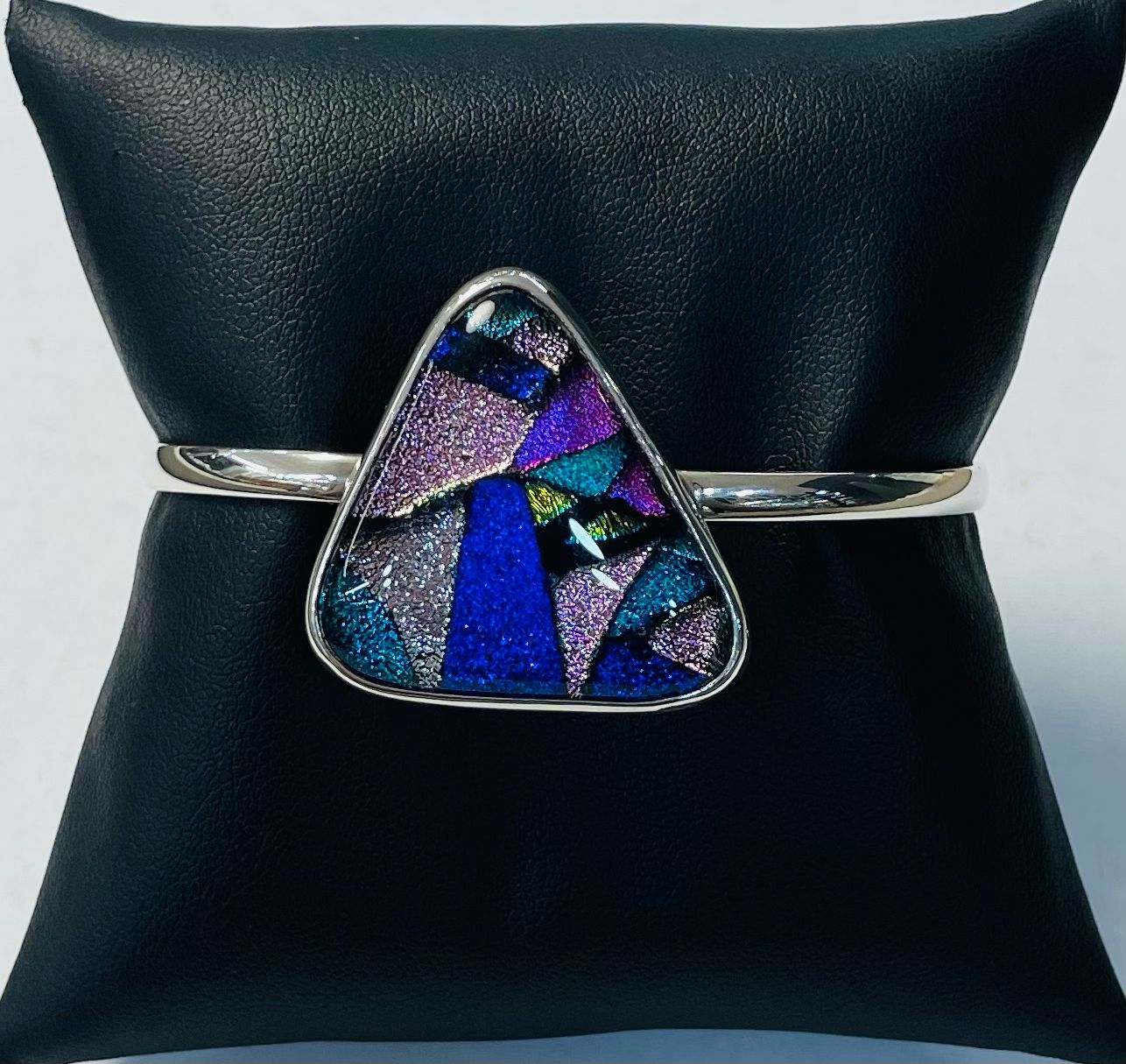 BRAZALETE CON DICROICO EN PLATA LEY 925
