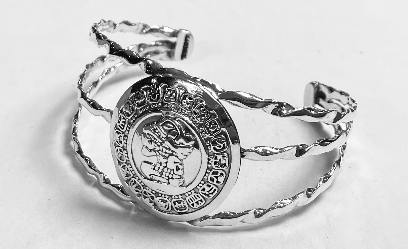 BRAZALETE CALENDARIO MAYA EN PLATA 925