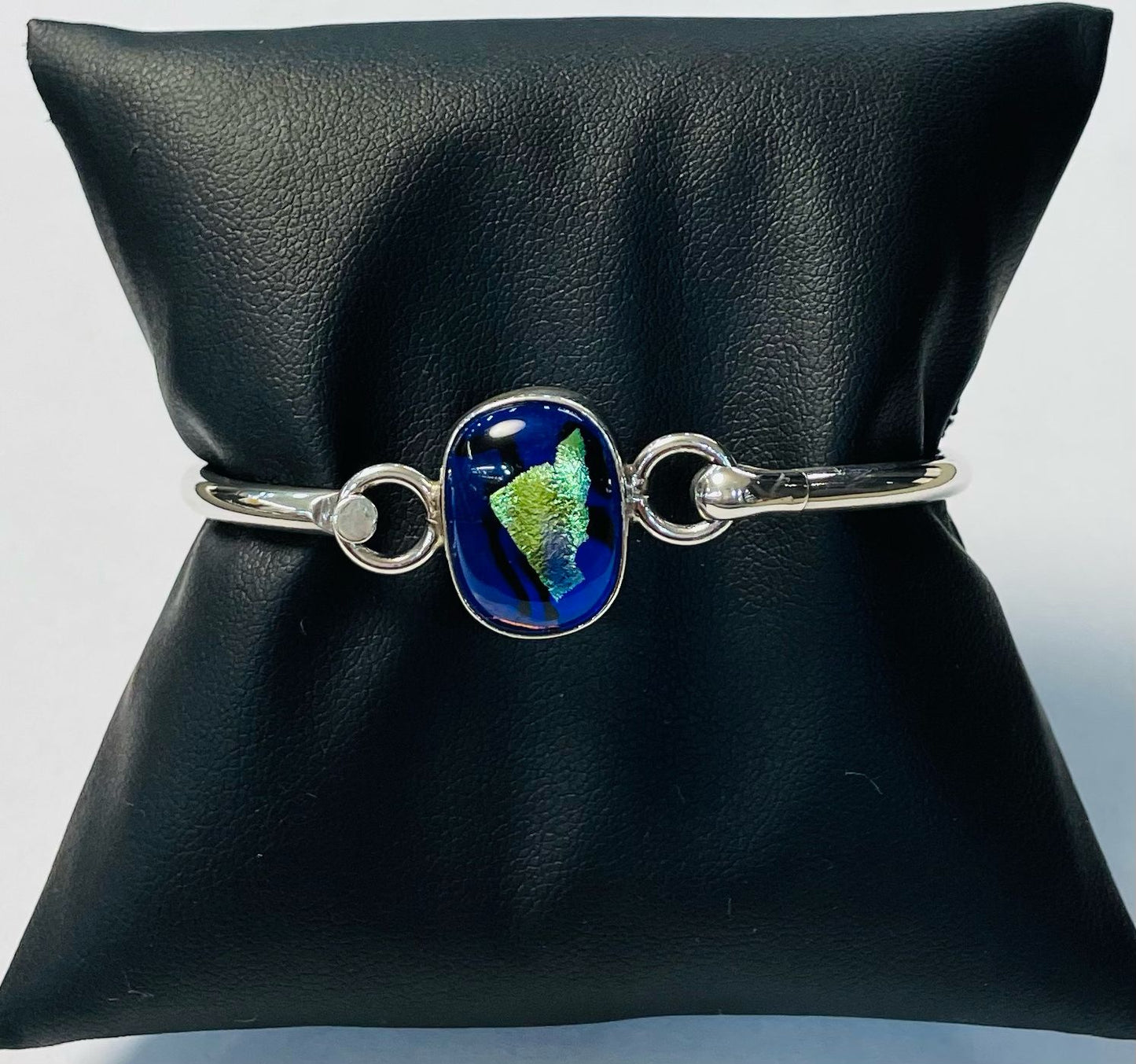 BRAZALETE CON DICROICO EN PLATA LEY 925