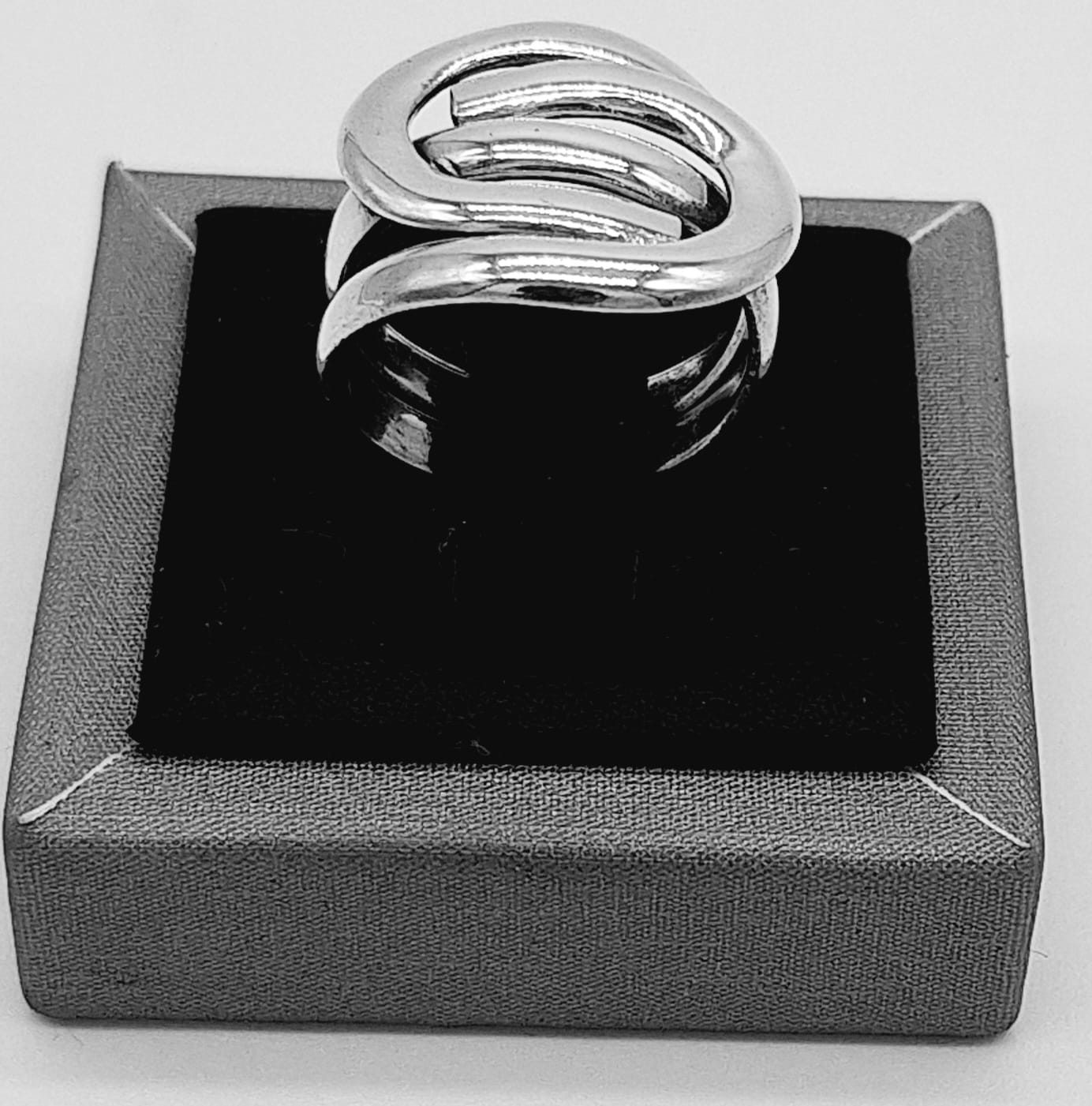 ANILLO PLATA LEY 925