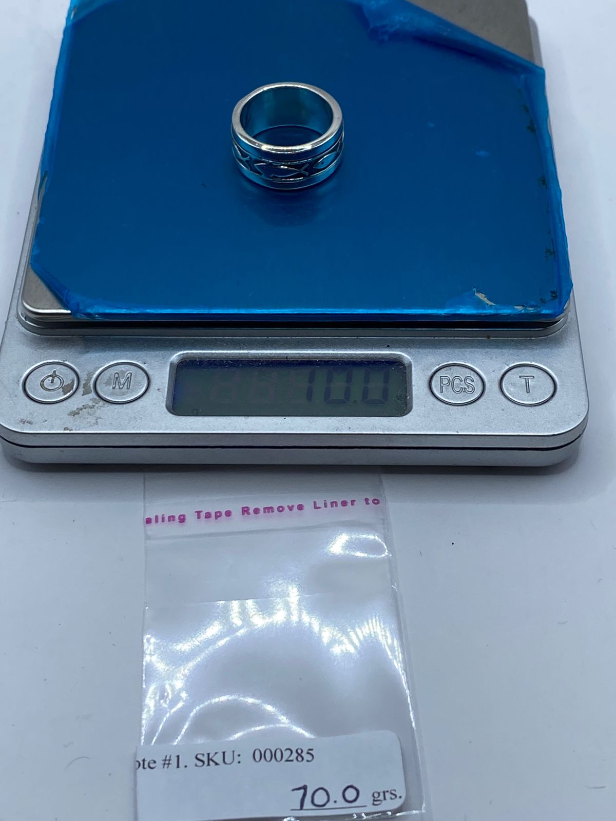 Anillo Giratorio de Plata .925 con Diseño de Peces
