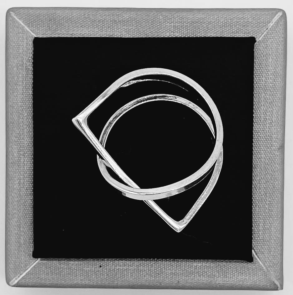 ANILLO PLATA LEY 925 .