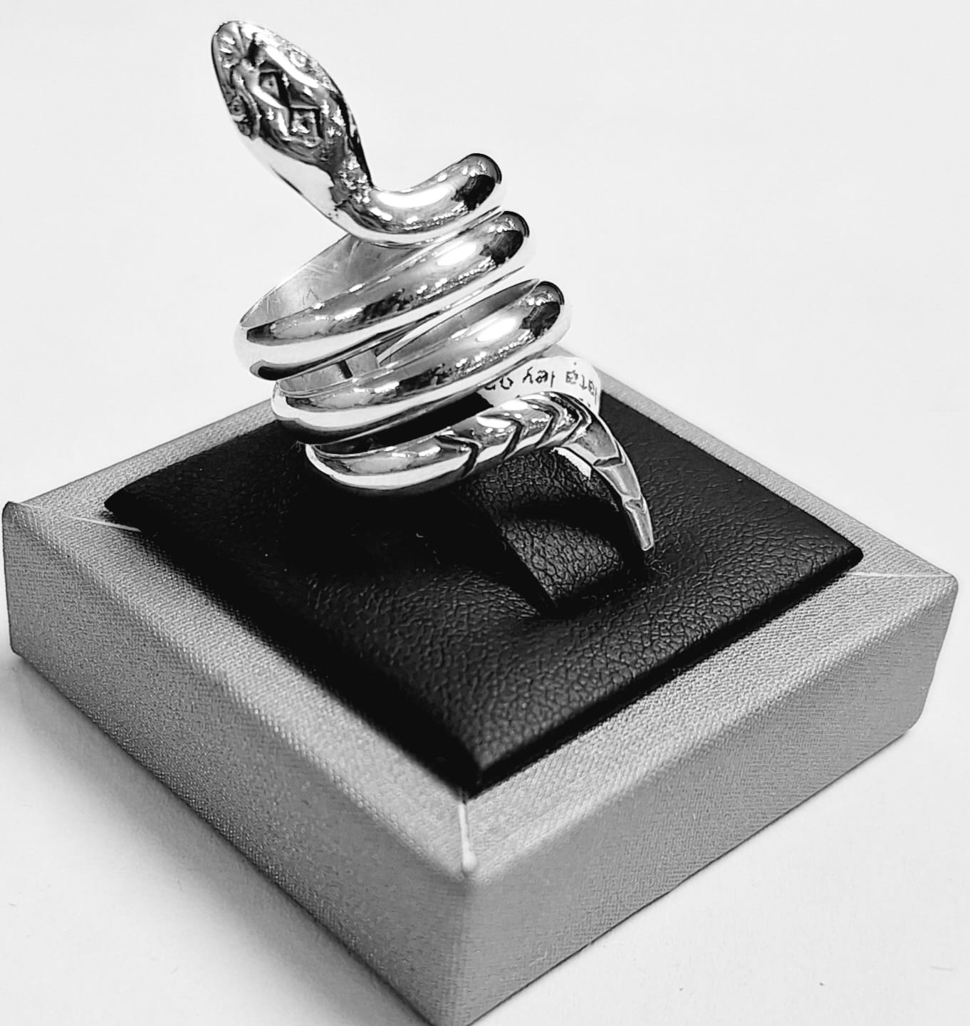 ANILLO SERPIENTE EN PLATA LEY 925