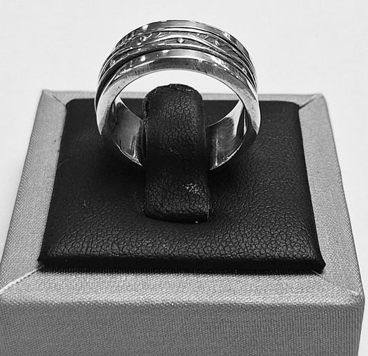 ANILLO ANTI ANSIEDAD EN PLATA LEY 925