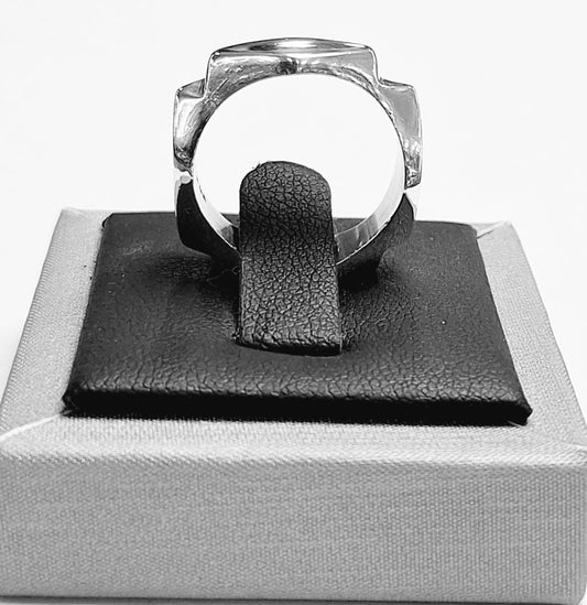 ANILLO  EN PLATA LEY 925