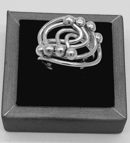 ANILLO PLATA LEY 925