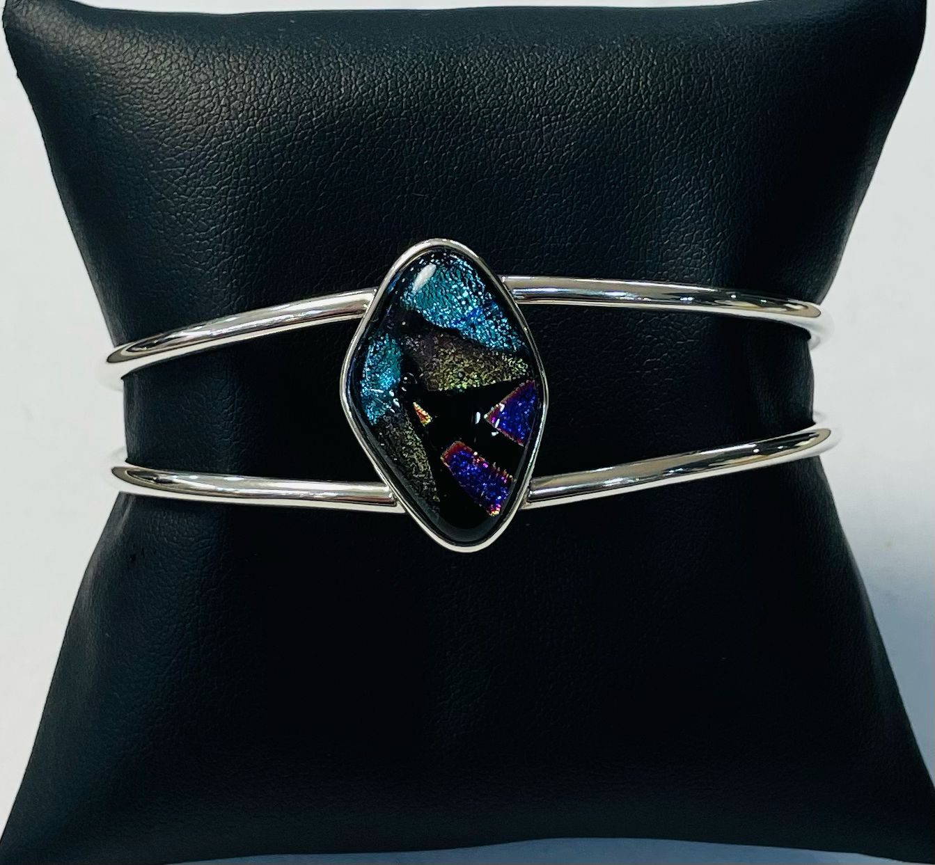 BRAZALETE CON DICROICO EN PLATA LEY 925