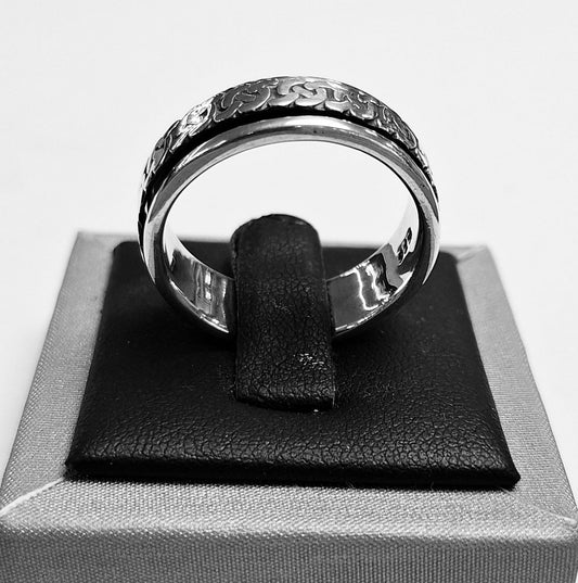 ANILLO  ANTI ANSIEDAD EN PLATA LEY 925