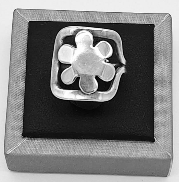 ANILLO PLATA LEY 925.