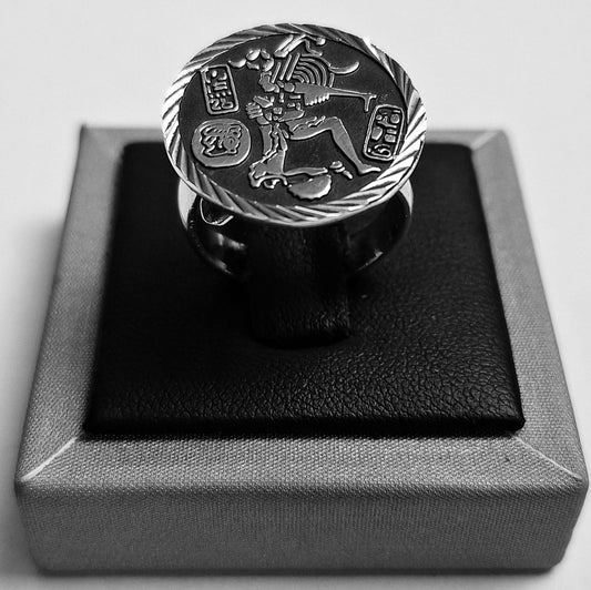 ANILLO JUEGO DE PELOTA EN PLATA LEY 925