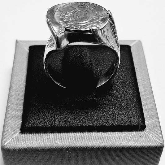 ANILLO MONEDA IMPERIO MEXICANO