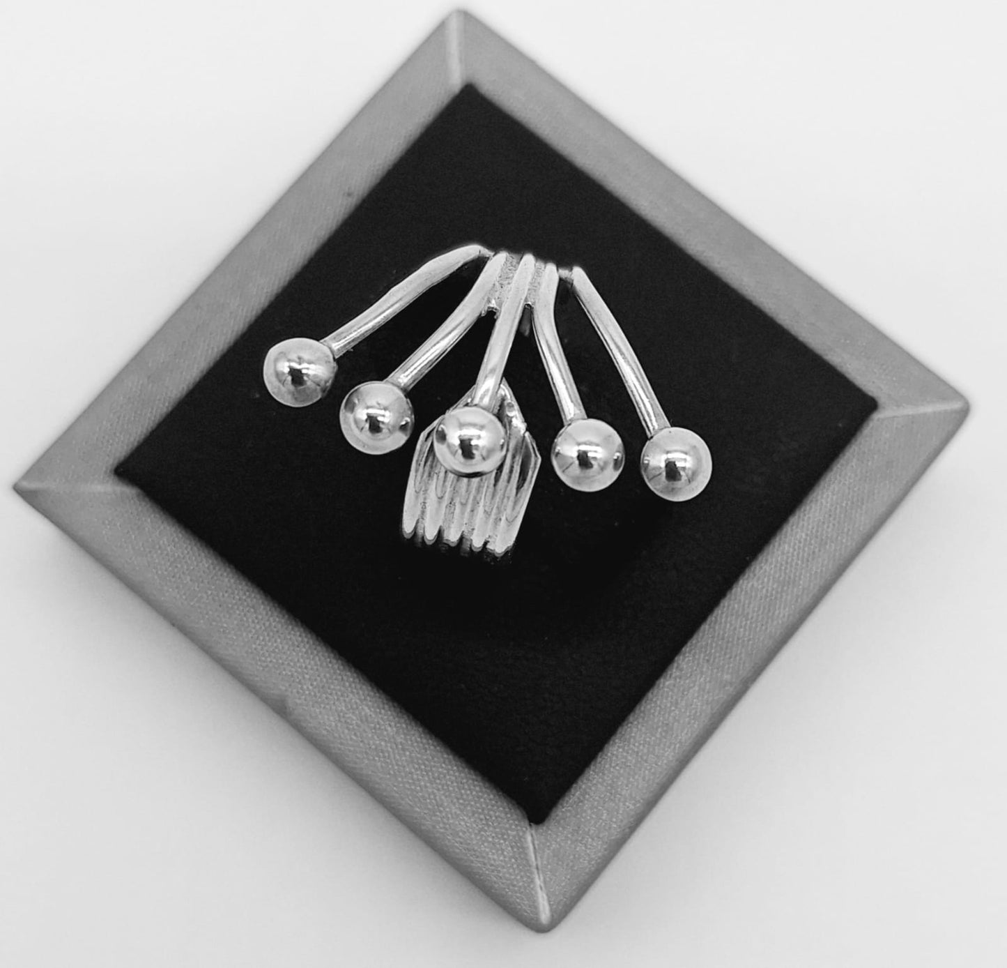 ANILLO PLATA LEY 925