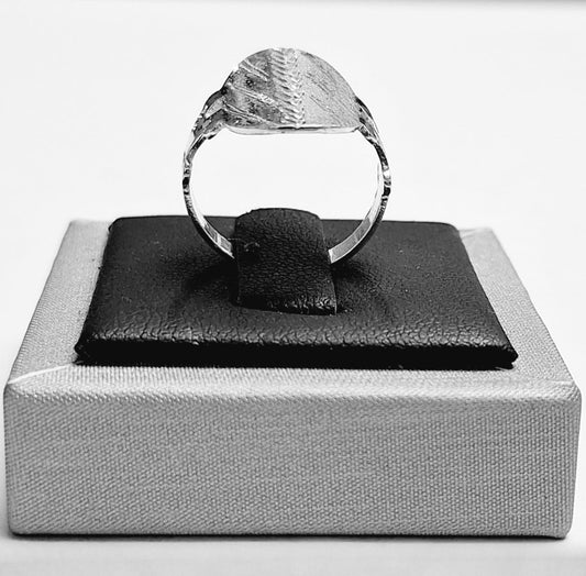 ANILLO DIAMANTADA EN PLATA LEY 925