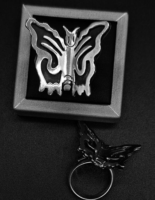 ANILLO PLATA LEY 925 , MARIPOSA