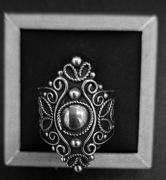 ANILLO  PLATA LEY 925 , VINTAGE