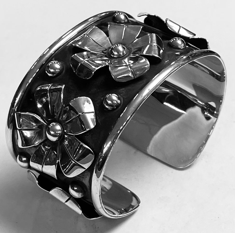 BRAZALETE NAVAJO EN PLATA LEY  950