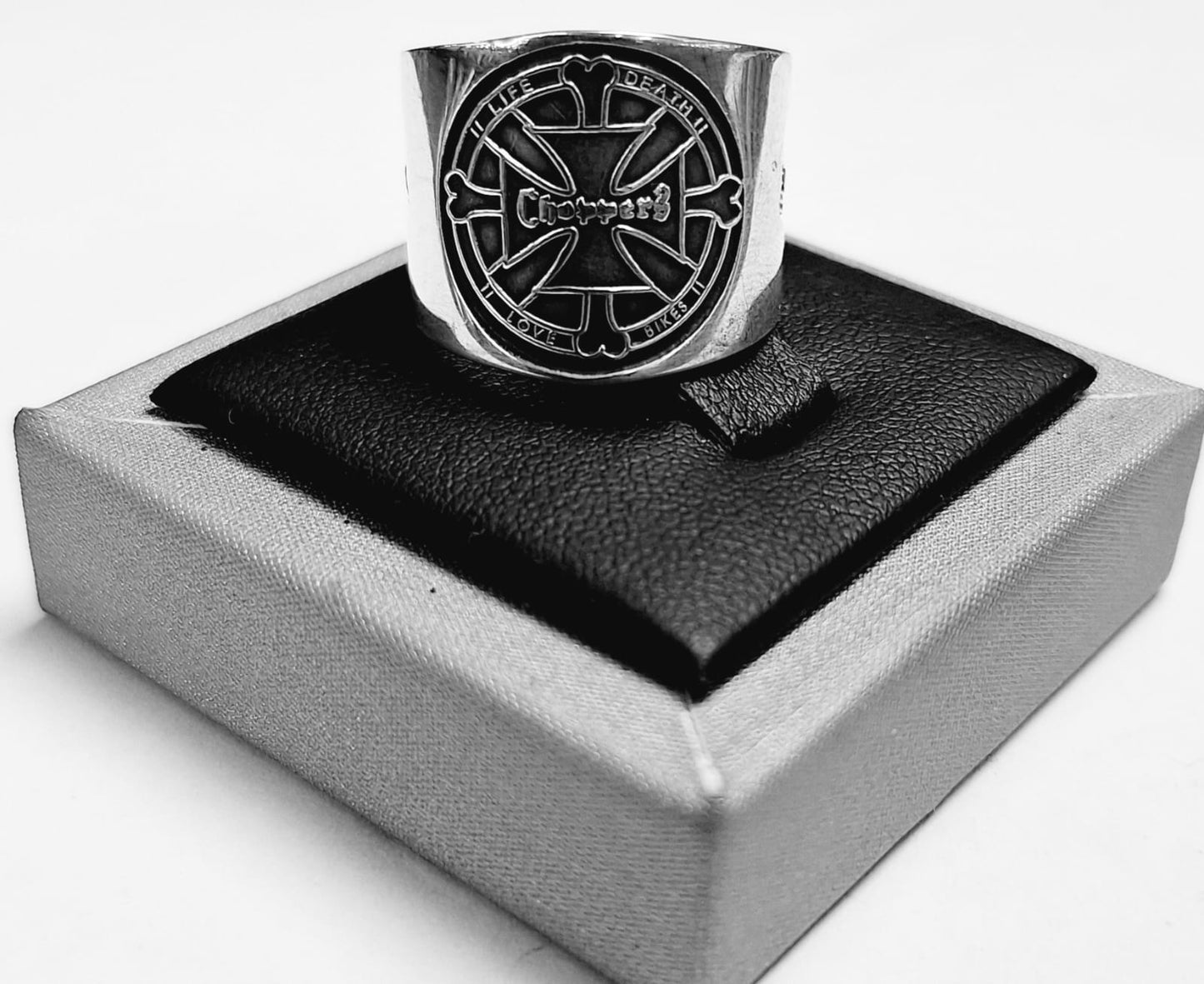 ANILLO CHOPPERS EN PLATA LEY 925