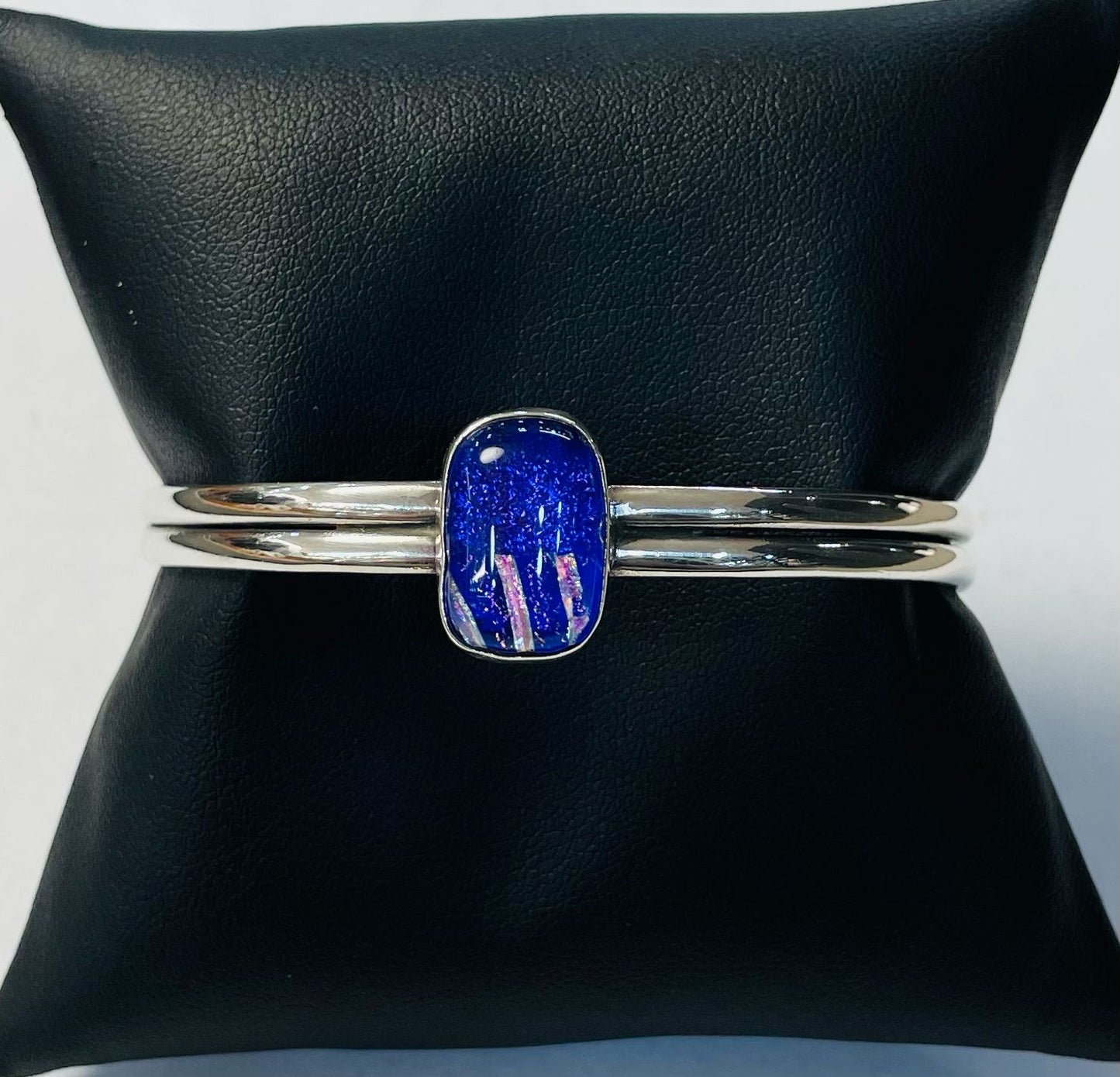 BRAZALETE CON DICROICO EN PLATA LEY 925