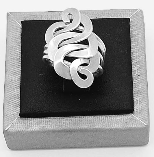 ANILLO PLATA LEY 925 .