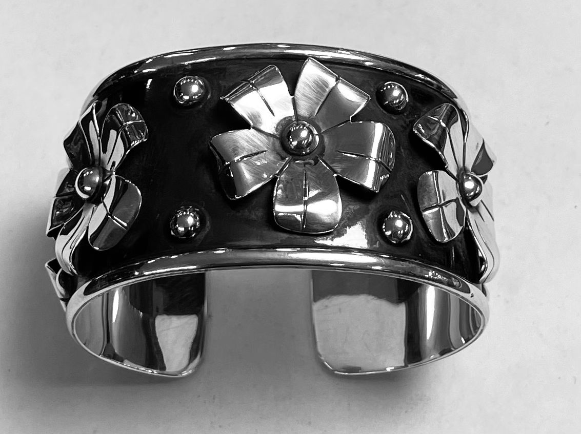 BRAZALETE NAVAJO EN PLATA LEY  950