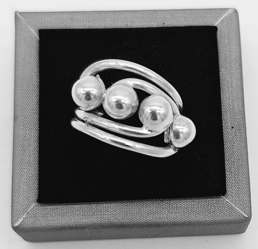 ANILLO PLATA LEY 925.