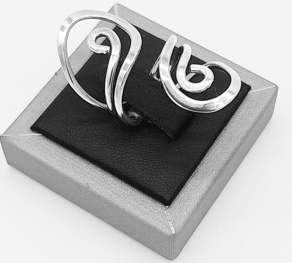 ANILLO PLATA LEY 925.