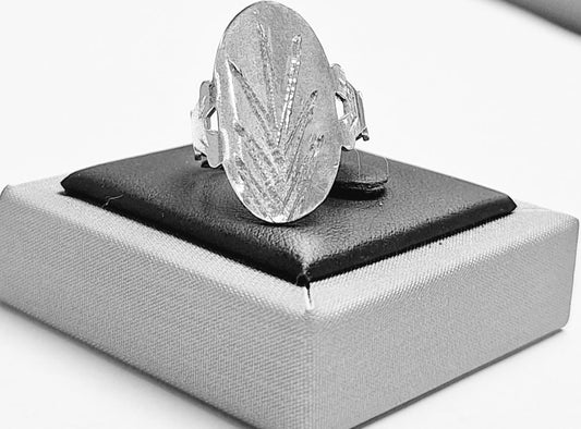 ANILLO DIAMANTADA PLATA LEY 925