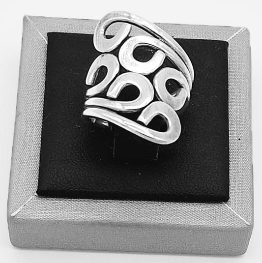 ANILLO PLATA LEY 925.