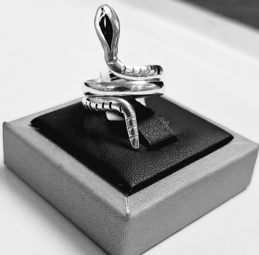 ANILLO SERPIENTE EN PLATA LEY 925