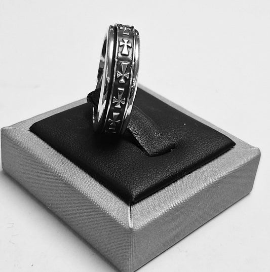 ANILLO ANTI ANSIEDAD EN PLATA LEY 925
