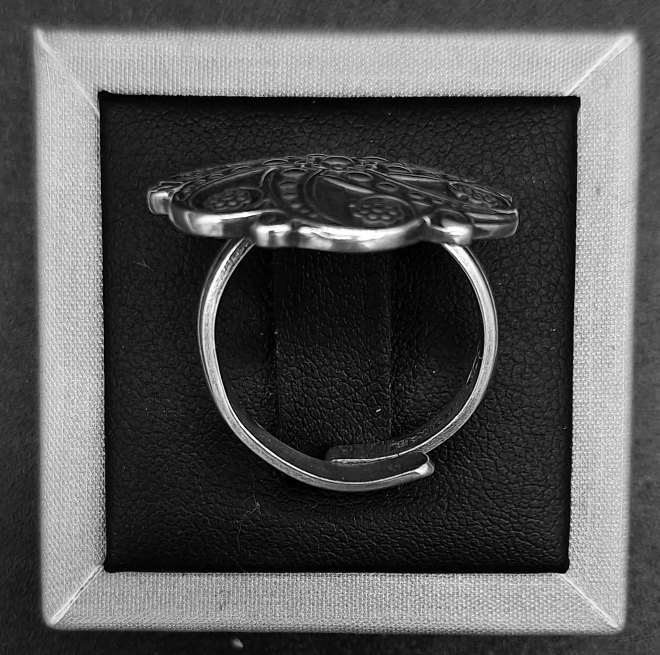 ANILLO PLATA LEY 925, VINTAGE