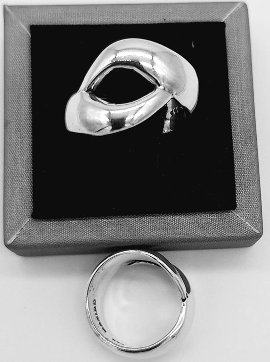 ANILLO PLATA LEY 925