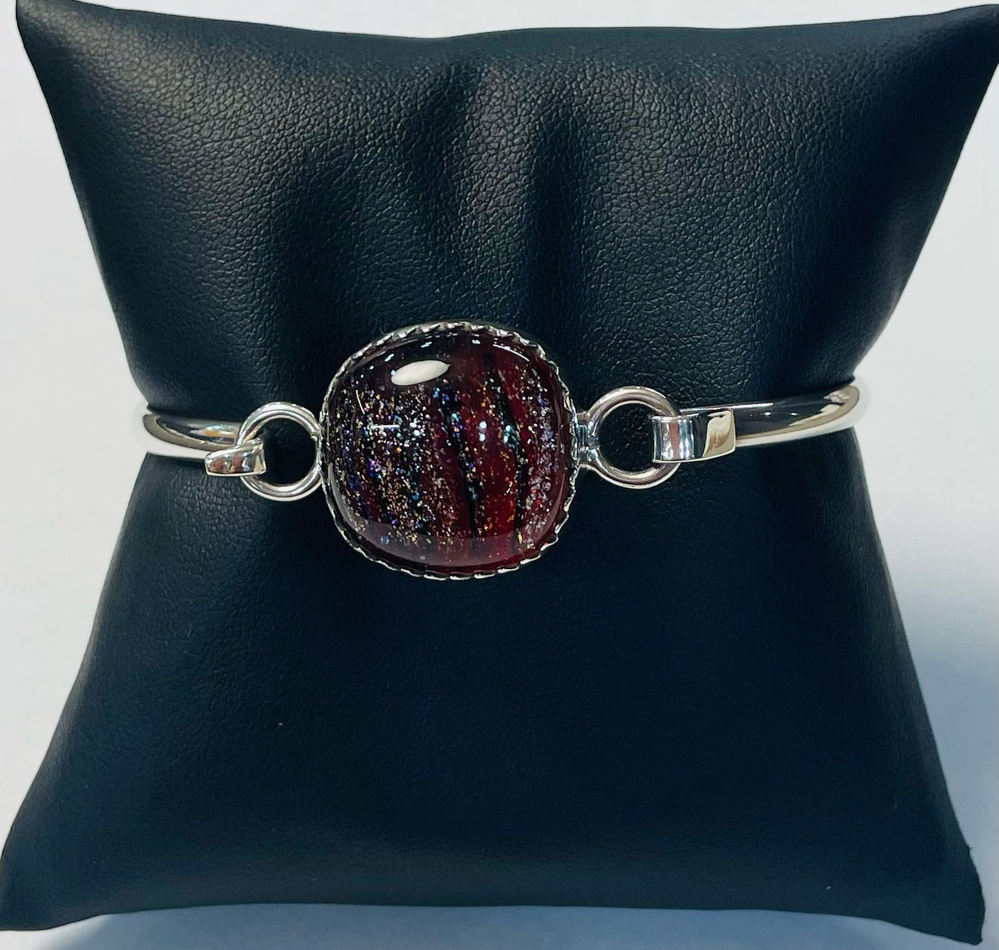 BRAZALETE CON DICROICO EN PLATA LEY 925
