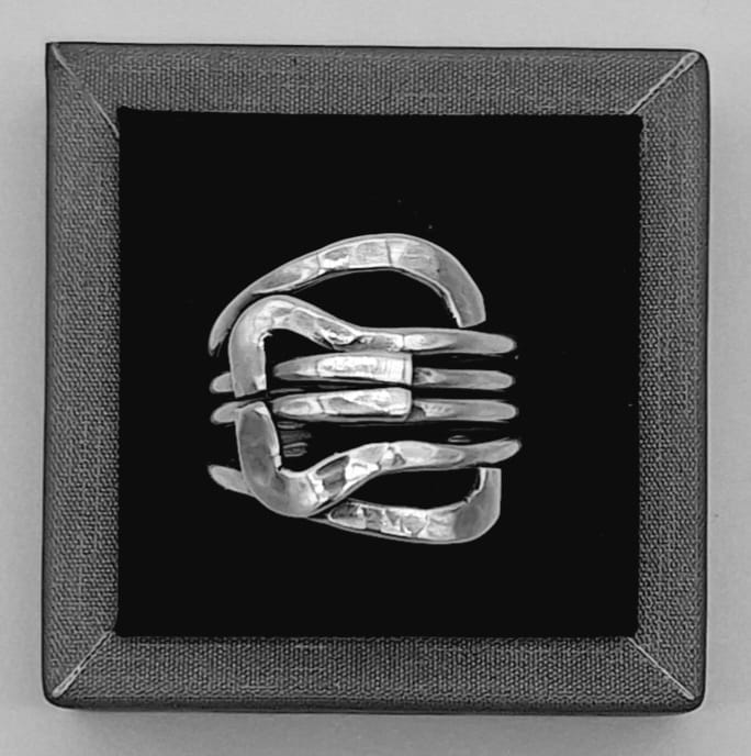 ANILLO PLATA LEY 925