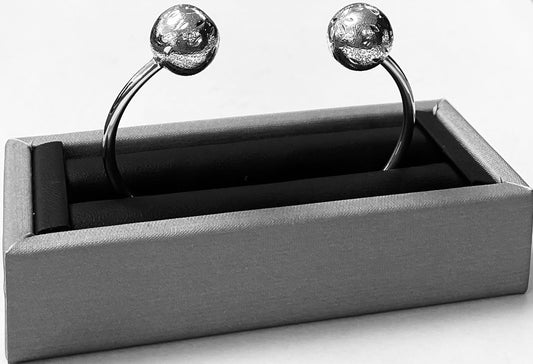 BRAZALETE OPTIMA DIAMANTADO EN PLATA LEY 925