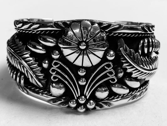 BRAZALETE NAVAJO EN PLATA LEY 950