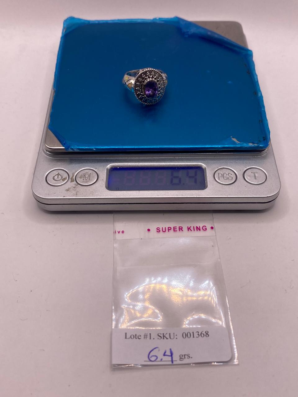 ANILLO ARTESANAL CON ÓPALO DE FUEGO, ZIRCONIA Y MARQUESITA EN PLATA LEY .950