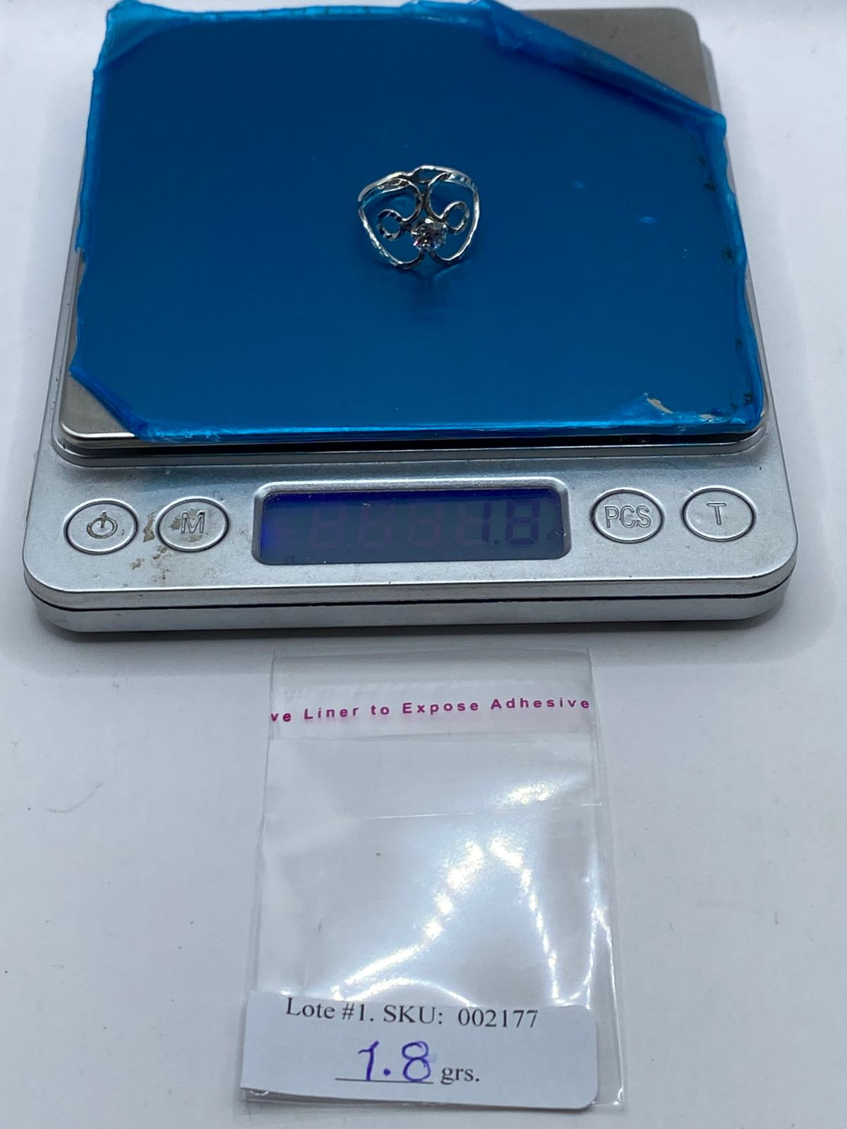 Anillo Corazón Abierto con Zirconia en Plata 925