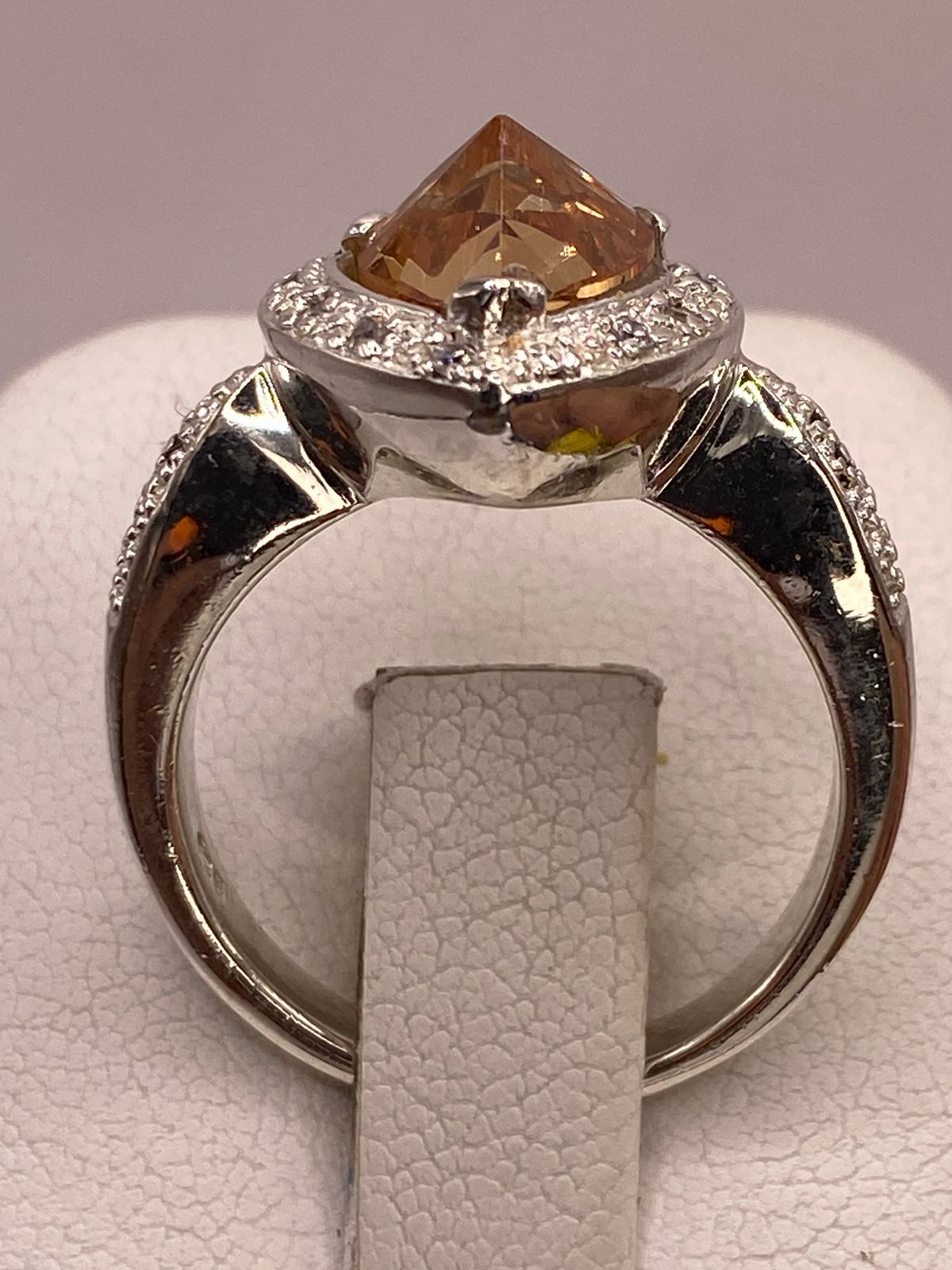 Anillo Corazón de Plata 925 con Zirconia