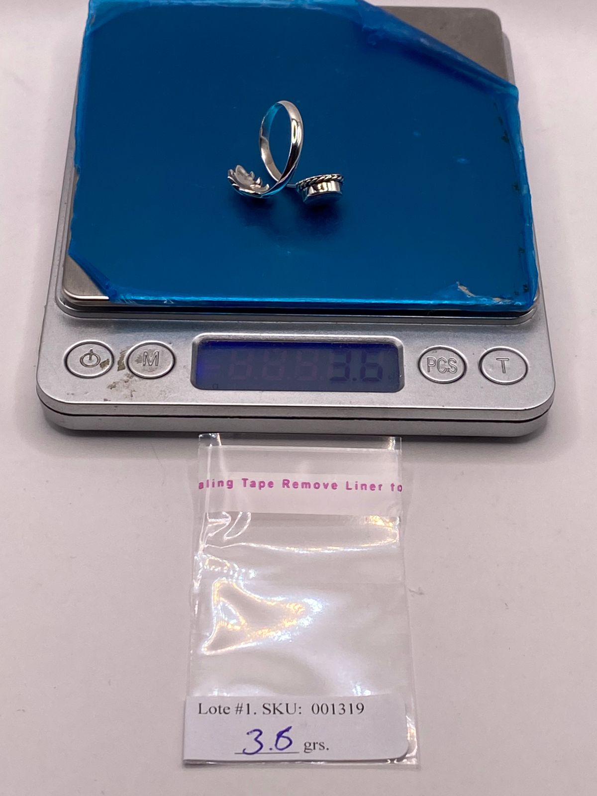 ANILLO ENVOLVENTE AJUSTABLE DE PLATA LEY .925 CON ÓPALO DE FUEGO