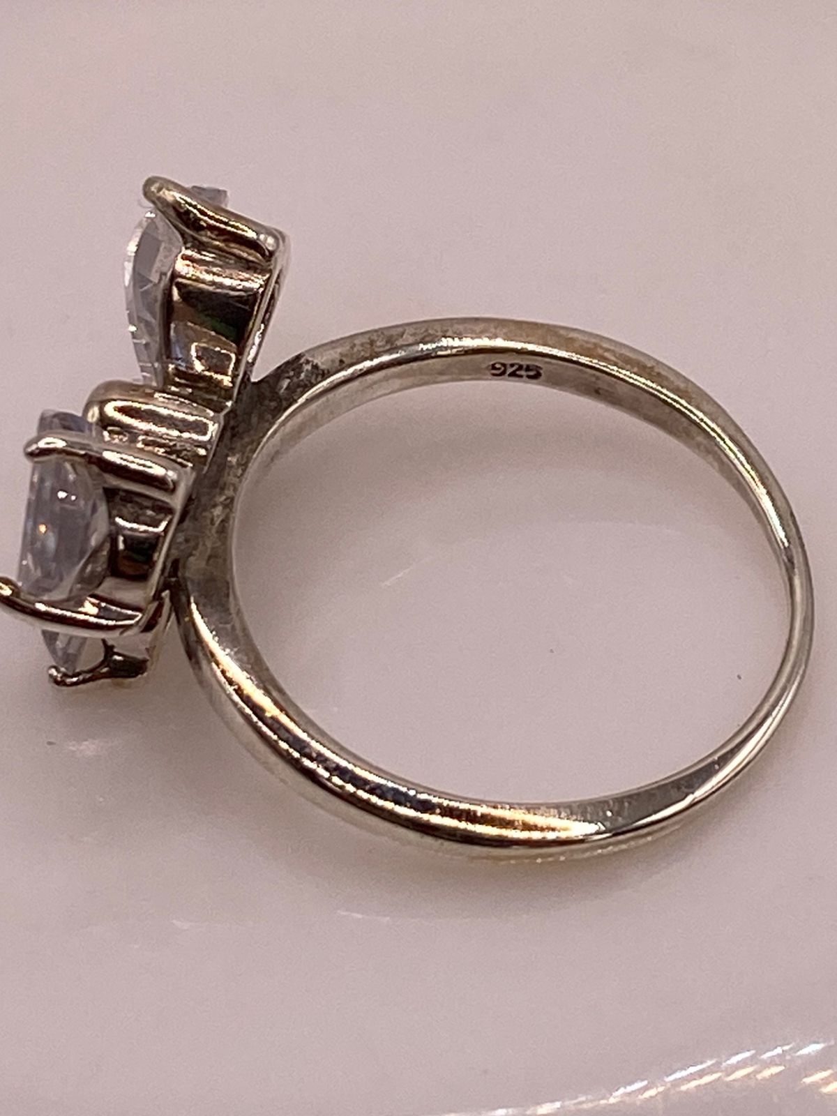 Anillo Mariposa Brillante con Zirconias en Plata Ley 925