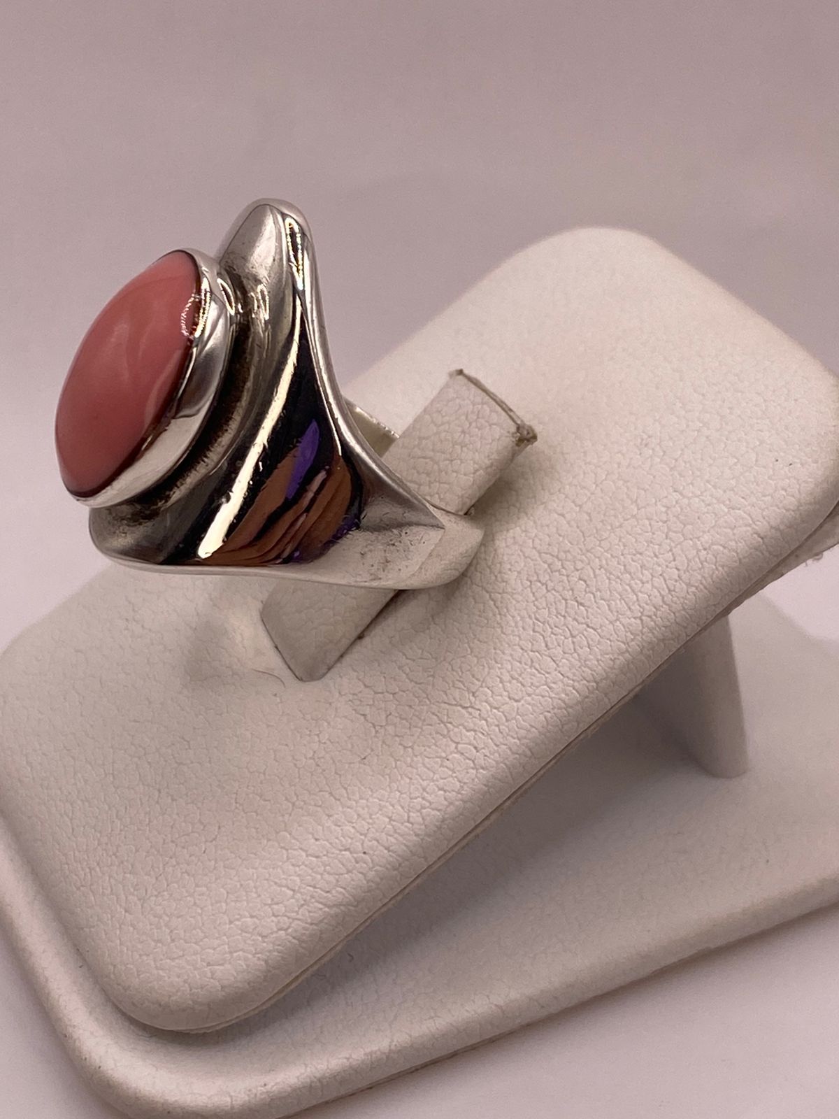 ANILLO DE PLATA LEY 925 CON CORNALINA