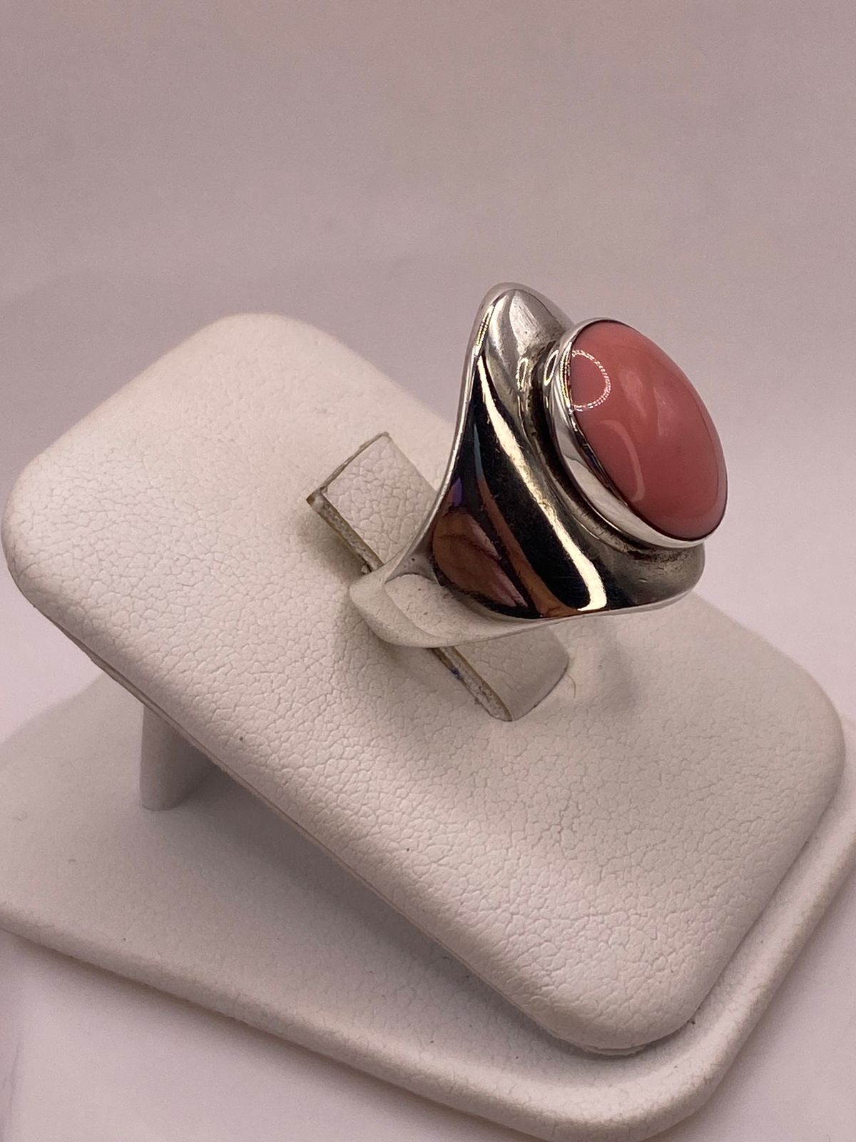 ANILLO DE PLATA LEY 925 CON CORNALINA