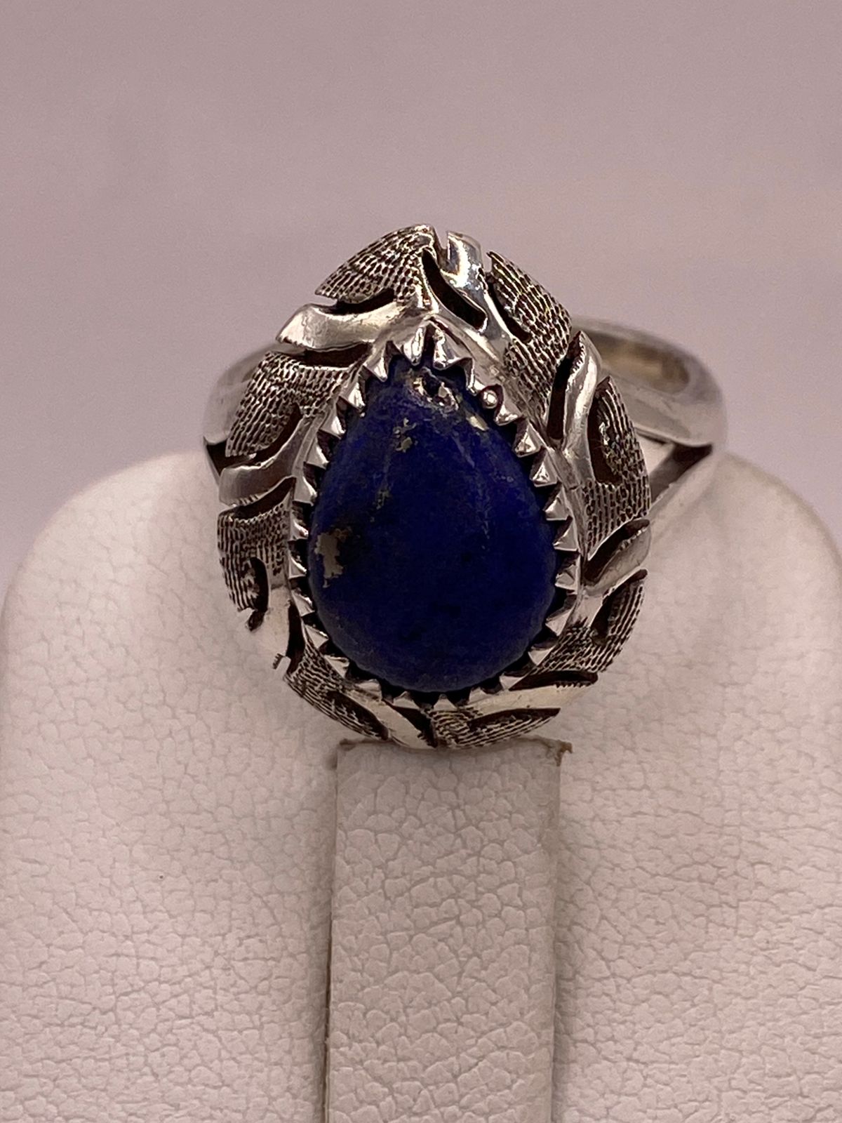 ANILLO DE PLATA LEY 925 CON LAPISLÁZULI