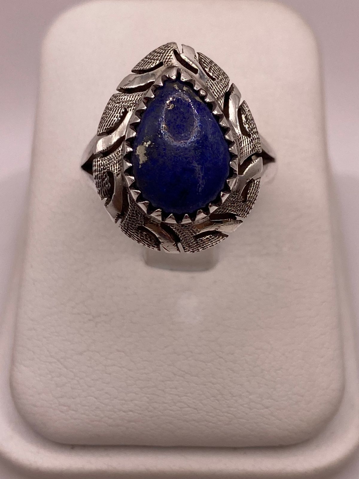 ANILLO DE PLATA LEY 925 CON LAPISLÁZULI