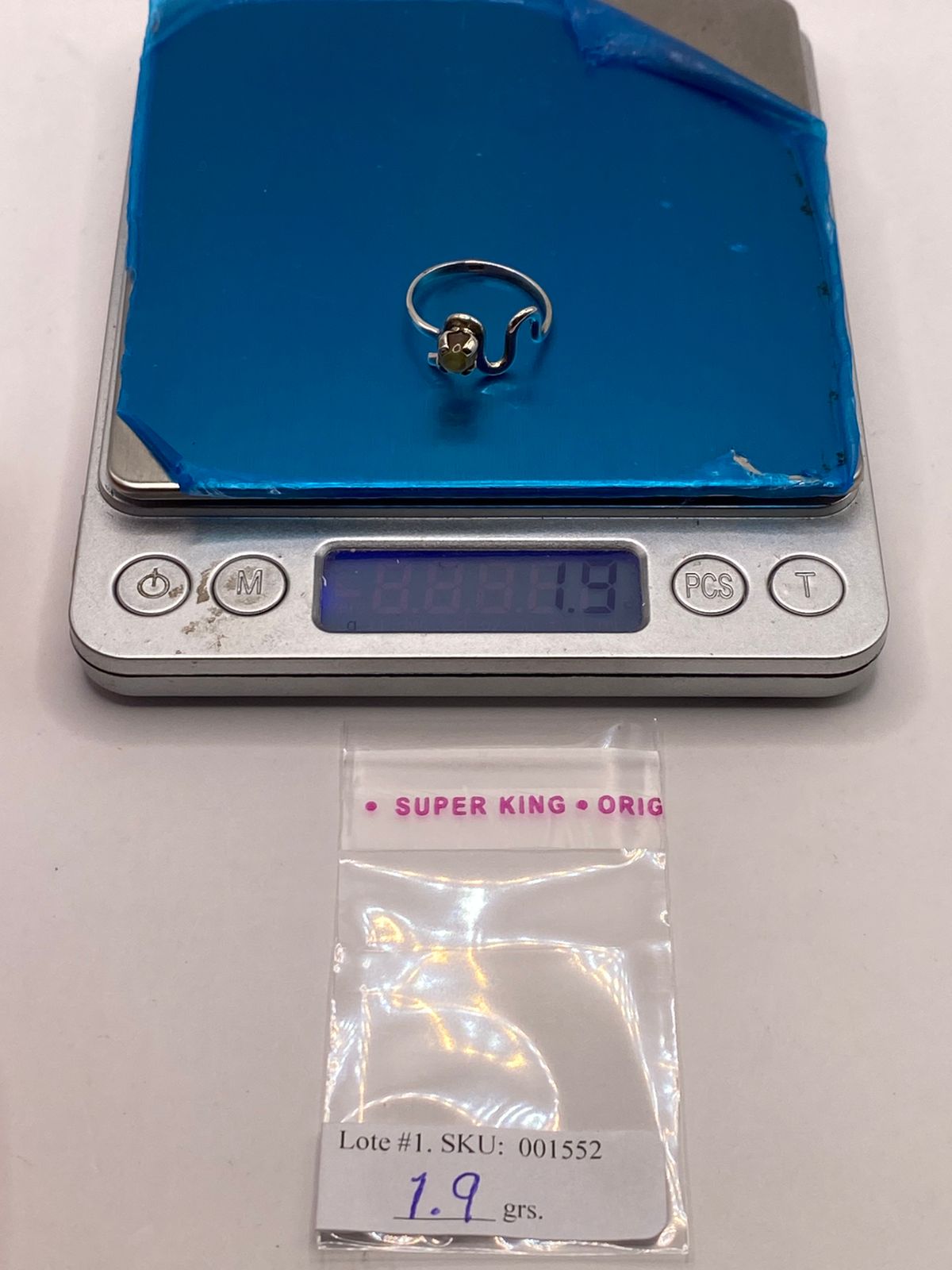 ANILLO DE PLATA 925 CON PIEDRA  ÁMBAR